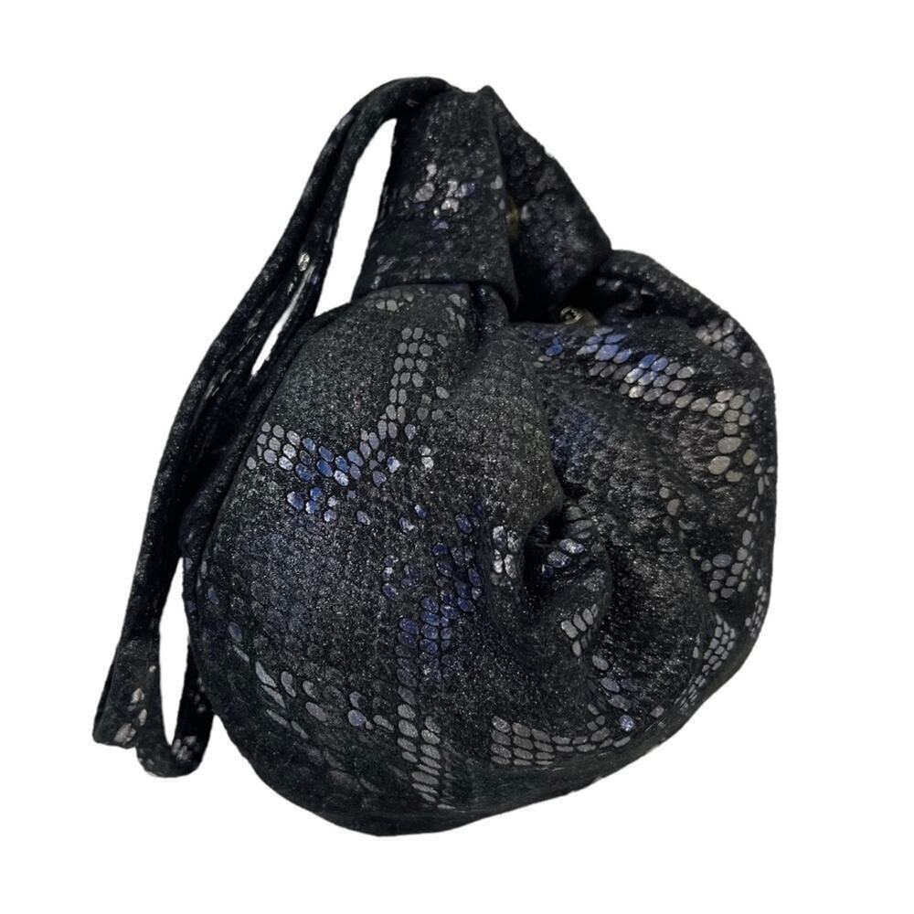 Luis Alexander Python Fortune Cookie Leather Blac… - image 1
